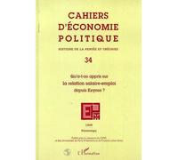 Qu'a t on appris sur la relation salaire-emploi depuis keynes Tome 34 - Collectif - L'harmattan - broché - Livre
