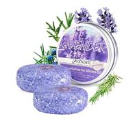 QUAAM - 2 x Bâtons de shampooing pour cheveux gris, Purple Rain Shampoo Stick pour cheveux gris, barres de shampooing pour cheveux fins