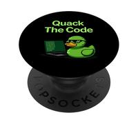 Quack The Code Coder Programmation Informatique PopSockets PopGrip Adhésif