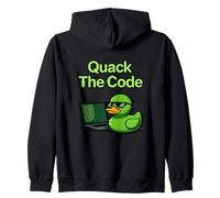 Quack The Code Coder Programmation Informatique Sweat à Capuche