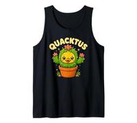 Quacktus Canard Rigolo Cactus Jeu De Mots Plante Kawaii Débardeur