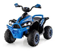 Quad Buggy Enfant - Voiture Électrique 12V - DREAMADE - 2 Vitesses Réglables - Lumières LED - Musique - 3-8 Ans - Bleu