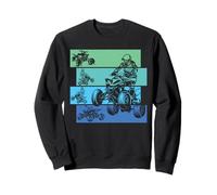 Quad conducteur Motos Moto Motard Retro Sweatshirt