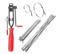 Quad CV Colliers de serrage articulés - Colliers de serrage réglables en acier inoxydable - Pièces de rechange pour mécaniciens automobiles, ateliers - Propriétaires de véhicules