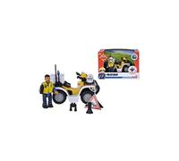 Quad de policier Smoby et figurine Sam le Pompier