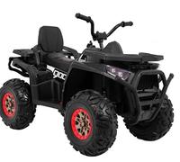 Quad désert 12 V, 4 moteurs, enfants de 3 à 8 ans, noir