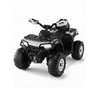 Quad Electrique Enfant 12V, Tout-Terrain, pour 3-8 Ans, avec Télécommande | 2 Moteurs 35W, Suspension Ressorts, Pneus Antidérapants, Phares LED, Musique USB, 3-8 km/h, Jeu Extérieur, Cadeau Noël