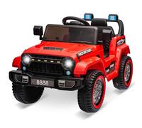 Quad électrique Enfant 2 Places 12v avec Télécommande Parentale,Quad Voiture électrique avec Bluetooth et Phares LED,3 Vitesses Réglables,Véhicule Tout-Terrain pour Enfants 3-8 Ans(Rouge)