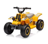 Quad Électrique Enfant 6v avec LED Et Musique, Véhicule Électrique pour Enfants 3+ Ans, 1,8 Km/h, Klaxon, Démarrage par Bouton, Longue Autonomie, Mini ATV Enfant pour Intérieur Et Extérieur