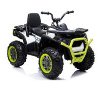 Quad Électrique Enfant Miniquad 12V 4x45W EVA LED USB Blanc