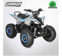Quad électrique enfant TYPHON 1800W Bleu DIAMON MOTORS - 60V 20Ah, roues 8 pouces, non homologué route