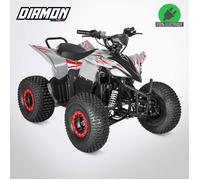 Quad électrique enfant TYPHON 1800W Rouge DIAMON MOTORS - 60V 20Ah, roues 8 pouces, non homologué route