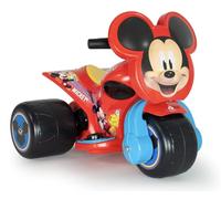 Quad Électrique Enfants 1-3 Ans Mickey Mouse - Mini Quad 6V - Pédale Accélérateur + Décoration Permanente + Roues Larges + Frein Automatique + 3 km/h + Couleur Rouge - INJUSA