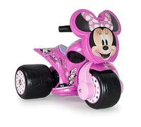 Quad Électrique Enfants 1-3 Ans Minnie Mouse - Mini Quad 6V - Pédale Accélérateur + Décoration Permanente + Roues Larges + Frein Automatique + 3 km/h + Couleur Rose - INJUSA