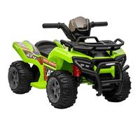 Quad électrique - HOMCOM - enfant quad buggy 18-36 mois 6V vitesse 2 km/h max jouet - PP - vert