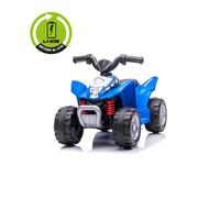 Quad Électrique Honda Lithium Bleu - Jouet Pour Enfants 18-36 Mois Avec Roue