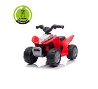 Quad Électrique Honda Lithium Rouge - Jouet Pour Enfants 18-36 Mois Avec