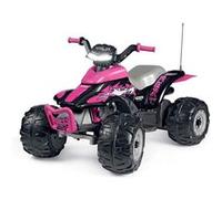 Quad electrique Peg Perego Corral T-REX 330 W 12 Volts Rose Rose G