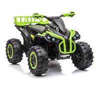 Quad Électrique Pour Enfants 12V 2x45W EVA LED Vert Mini Quad