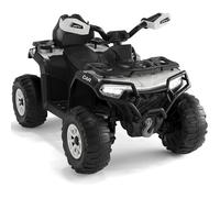 Quad Electrique pour Enfants 12V Voiture Electrique Enfant ATV avec Musique Klaxon LED, 95x55x56cm,pour Enfants 3-8 Ans blanc