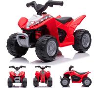 Quad électrique pour enfants Honda H3 TRX, 3km/h, quad pour enfants, toboggan pour enfants à partir de 18 mois, lampe Led, couleur rouge