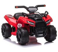 Quad Électrique Pour Enfants Mini Quad 6V MP3 USB LED ATV Rouge