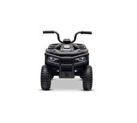 Quad électrique sous licence Arctic Cat 12V, transmission arrière, noir, éclairage LED, batterie lithium, 2 moteurs de 25W