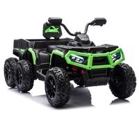 Quad Enfant Électrique 24V 4x4 Avec Remorque Miniquad Bluetooth EVA