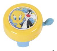 Looney Tunes Clochette de Cycle bébé Fille métal Tweety Sylvester vélo Bleu Jaune