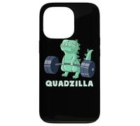 Quad Leg Exercise Muscle Dinosaur Gym Monster Train Dino Coque pour iPhone 13 Pro