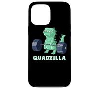 Quad Leg Exercise Muscle Dinosaur Gym Monster Train Dino Coque pour iPhone 13 Pro Max