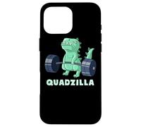 Quad Leg Exercise Muscle Dinosaur Gym Monster Train Dino Coque pour iPhone 16 Pro Max