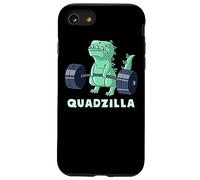 Quad Leg Exercise Muscle Dinosaur Gym Monster Train Dino Coque pour iPhone SE (2020) / 7/8