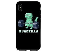 Quad Leg Exercise Muscle Dinosaur Gym Monster Train Dino Coque pour iPhone XS Max