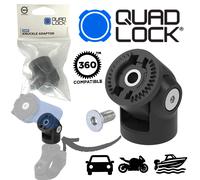 QUAD LOCK 360 Adaptateur Pince À Genou Moto Angle Réglable Noir