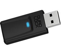 QUAD LOCK Adaptateur de voiture sans fil pour Apple CarPlay et Android Auto - USB Plug & Play pour les voitures avec CarPlay/Android Auto filaire