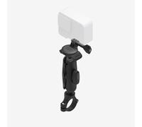 Quad Lock Adaptateur pour Caméra d’Action avec Collier de Guidon (Moyen) et Bras Double Pivot (Moyen) Compatible avec GoPro, caméras d’Action et éclairages compatibles