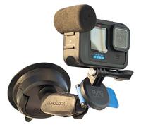 Quad Lock – Adaptateur pour caméra d'action – Tête de caméra – Compatible GoPro/OSMO Action – Rouge