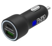 Quad Lock Chargeur allume-cigare double USB (C+A) 48W