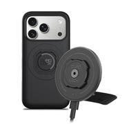 Quad Lock Kit de support de téléphone adhésif pour tableau de bord/console de voiture avec tête de charge sans fil MAG V2 et coque de téléphone MAG pour iPhone 17 Pro