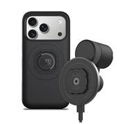 Quad Lock Kit de support de téléphone de voiture avec tête de charge sans fil MAG V2 et étui de téléphone MAG pour iPhone 17 Pro