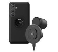 Quad Lock Support de Téléphone pour Voiture pour Grille d'Aération avec Tête de Charge sans Fil MAG V2 et Coque MAG pour Galaxy S24 Plus