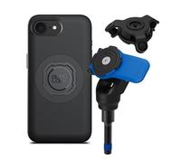 Quad Lock Support Téléphone à Tige Filetée de Moto avec Amortisseur de Vibrations et Coque MAG pour iPhone 16e