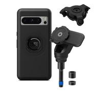 Quad Lock Support Téléphone à Tige Filetée de Moto Pro avec Amortisseur de Vibrations et Coque MAG pour Pixel 8 Pro