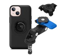 Quad Lock Support Téléphone pour Fourche de Moto avec Amortisseur de Vibrations et Coque MAG pour iPhone 13 Mini