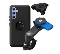 Quad Lock Support Téléphone pour Guidon de Moto avec Amortisseur de Vibrations et Coque MAG pour Galaxy A54