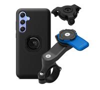 Quad Lock Support Téléphone pour Guidon de Moto avec Amortisseur de Vibrations et Coque MAG pour Galaxy A55