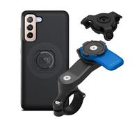 Quad Lock Support Téléphone pour Guidon de Moto avec Amortisseur de Vibrations et Coque MAG pour Galaxy S21