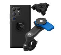 Quad Lock Support Téléphone pour Guidon de Moto avec Amortisseur de Vibrations et Coque MAG pour Galaxy S24 Ultra
