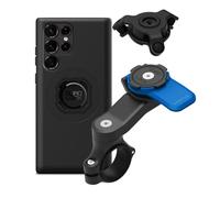Quad Lock Support Téléphone pour Guidon de Moto avec Amortisseur de Vibrations et Coque MAG pour Galaxy S22 Ultra